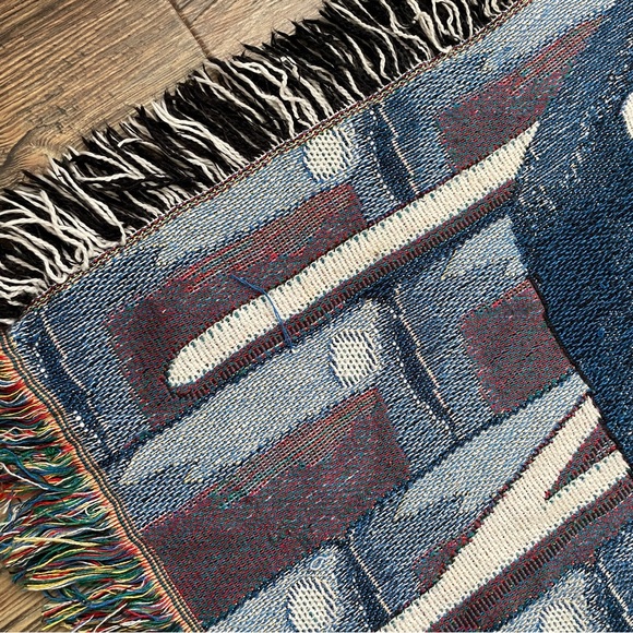 Vintage A-Rod New York Yankees Woven Throw Tapestry Blanket, Great Condition - Picture 4 of 6